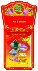 LỊCH BLOC CỰC ĐẠI AK02 - Phong Cảnh Việt Nam - XUÂN GIÁP THÌN 2024 