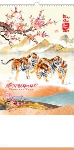 LỊCH LÒ XO 7 TỜ - Nhâm Dần Thịnh Vượng