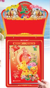 Lịch Bloc Cực Đại (25x35) - Rực Rỡ Những Mùa Hoa (NB04) - Xuân Bính Ngọ 2026