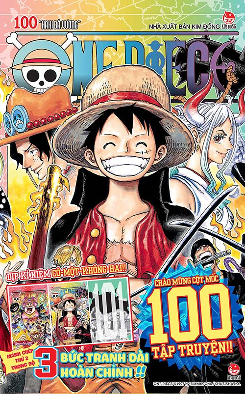 Truyện One Piece Tập 100: Hãy cùng đón nhận ngay tập 100 của series truyện One Piece - một cột mốc đáng nhớ cho loạt truyện manga nổi tiếng này. Tập 100 mang đến những câu chuyện thú vị và đầy cảm xúc, kết thúc một phần của hành trình đầy chông gai của Luffy và chiến hữu trên đại dương rộng lớn. Đây chắc chắn là một tập truyện mà fan hâm mộ không thể bỏ lỡ!