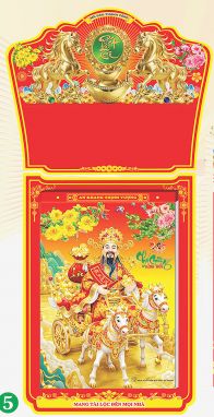 Lịch Bloc Cực Đại (25x35) - Phong Thuỷ (HA04) - Xuân Bính Ngọ 2026