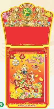 Lịch Bloc Cực Đại (22x32) - Phong Thuỷ (HA08) - Xuân Bính Ngọ 2026