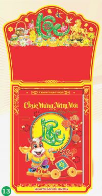 Lịch Bloc Siêu Đại (20x30) - Phong Cảnh Việt Nam (HA12) - Xuân Bính Ngọ 2026