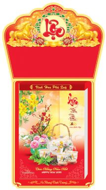 LỊCH BLOC CỰC ĐẠI (25x35) - Trà Hoa  (MT04) - Xuân Bính Ngọ 2026