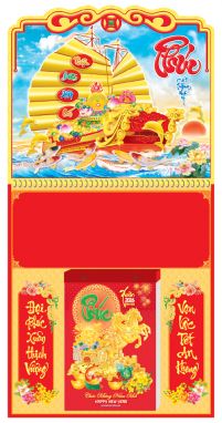 LỊCH BLOC  ĐẠI (20x30) - Trà Hoa (MT07) - Xuân Bính Ngọ 2026