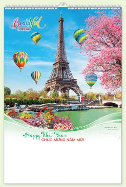 LỊCH 7 TỜ LÒ XO (40X60) - Thế Giới Tươi Đẹp (MT19) - Xuân Bính Ngọ 2026