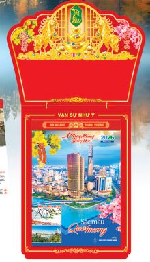 Lịch Bloc Siêu Đại (20x30) - Sắc Màu Quê Hương (NB05) - Xuân Bính Ngọ 2026