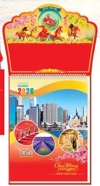 Lịch Treo Tường 52 Tuần (30x41) - Thế Giới Sắc Màu   (NB18) - Xuân Bính Ngọ 2026