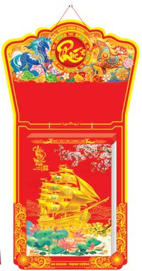 Lịch Bloc Siêu Siêu Đại (25x35) - Thuận Buồm Xuôi Gió (NH03) - Xuân Bính Ngọ 2026