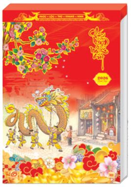 Lịch Bloc Rời Đại Đặc Biệt (17x25) - Phố cũ  (NH14B) - Xuân Bính Ngọ 2026