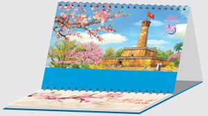 Lịch bàn chữ M (24x16 cm) - Hà Nội những góc nhìn thời gian (NH53) - Xuân Bính Ngọ 2026
