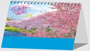 Lịch bàn chữ A (24x16 cm) - Thiên nhiên bốn mùa (NH64) - Xuân Bính Ngọ 2026