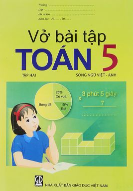 Vở BT Toán 5/2 (song ngữ Việt - Anh)