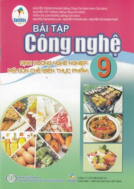 Sách - Bài tập Công nghệ 9 - Trải nghiệm nghề nghiệp - Mô đun Chế biến thực phẩm (Cánh Diều)