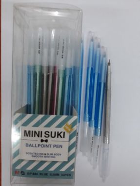 Bút bi xanh có mùi thơm MINI SUKI BP834 12571- P12530 M
