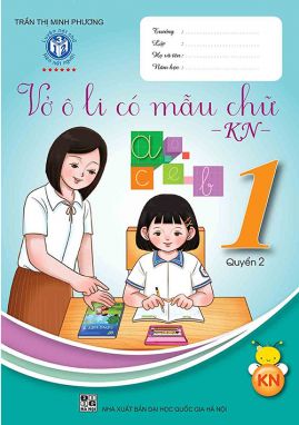Vở Ôly có mẫu chữ (vở tập viết chữ) ½ - CD SP1