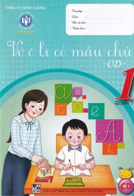 Vở Ôly có mẫu chữ 1/3 - CD 