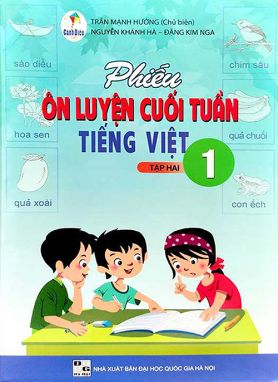 Phiếu ôn luyện cuối tuần tiếng việt 1/2 - CD