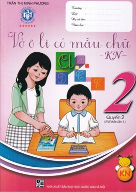 Vở Ôly có mẫu chữ 2/2- KN SP1