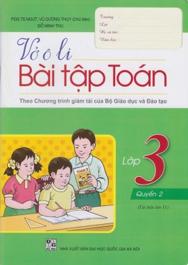 Vở Ôly bài tập toán 3/2 