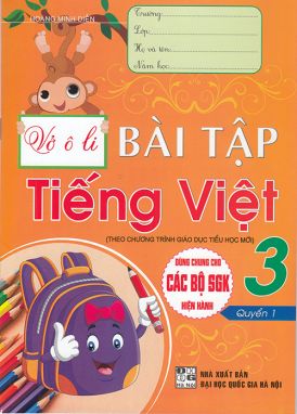 Vở ô li bài tập Tiếng Việt lớp 3 quyển 1