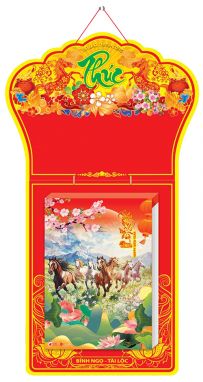 Lịch Bloc Siêu Siêu Đại (25x35) - Mã đáo nghênh xuân (TL01) - Xuân Bính Ngọ 2026