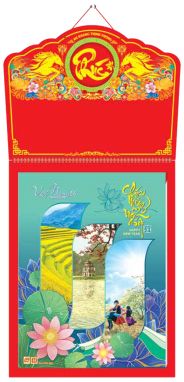 Lịch 52 tuần (30x40) - Việt Nam tươi đẹp (TL10) - Xuân Bính Ngọ 2026