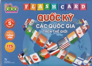 Flash card -Hộp Thẻ học thông minh quốc kỳ các quốc gia trên thế giới