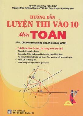Hướng dẫn luyện thi vào 10 - Môn Toán (Theo chương trình GDPT 2018)