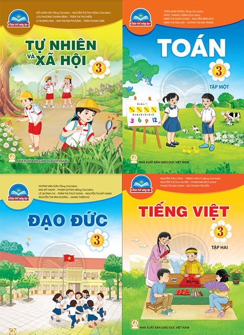 Bộ sách Giáo khoa lớp 3, 7, 10 được sử dụng trên địa bàn tỉnh Bắc Giang