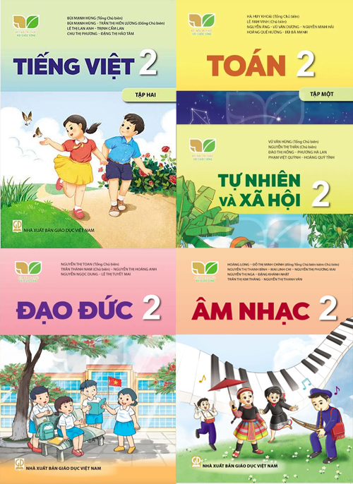 Bộ sách lớp 2, 6 được sử dụng tại thành phố Hà Nội