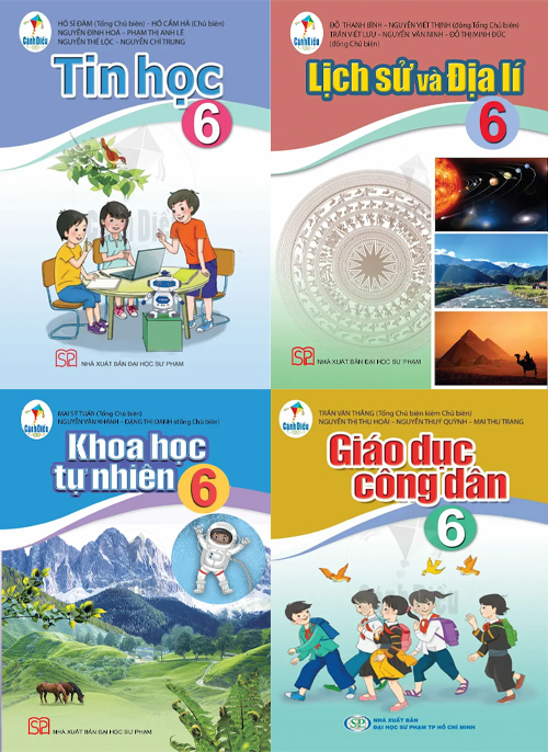 Bộ sách Giáo khoa lớp 2, 6 được sử dụng trên địa bàn tỉnh Nam Định
